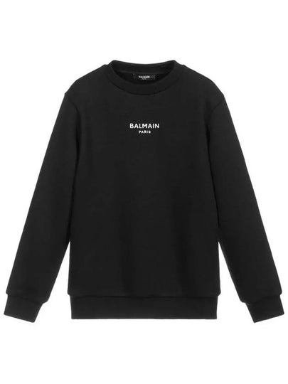 Kids Logo Sweatshirt Black 6P4690 F0022 930 - BALMAIN - BALAAN 2