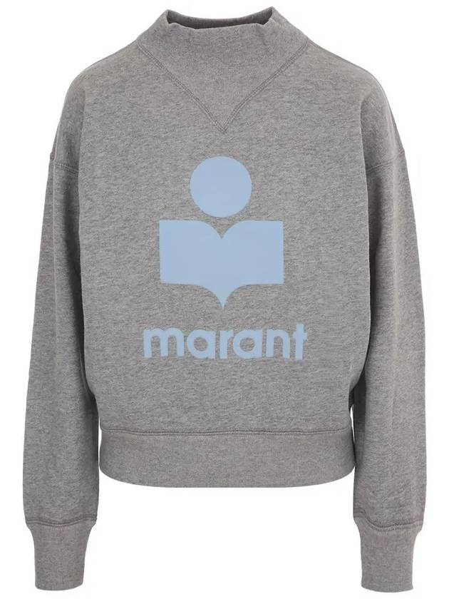 SW0003FA A1M07E GYIB MOBY logo sweatshirt - ISABEL MARANT - BALAAN 1