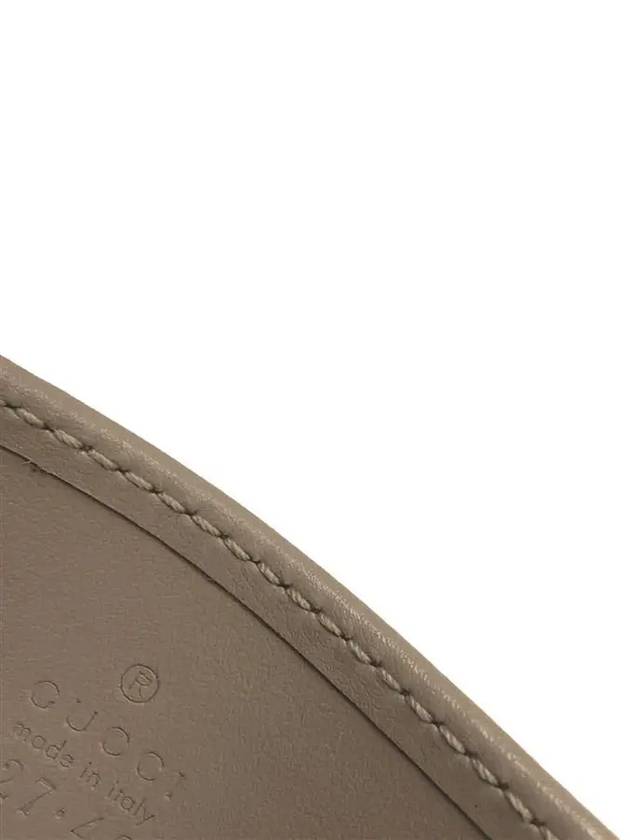 GG Marmont Leather Card Wallet Taupe - GUCCI - BALAAN 6