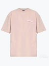 Wave Logo Political Campaign Large Fit Short Sleeve T-Shirt Pink - BALENCIAGA - BALAAN 2