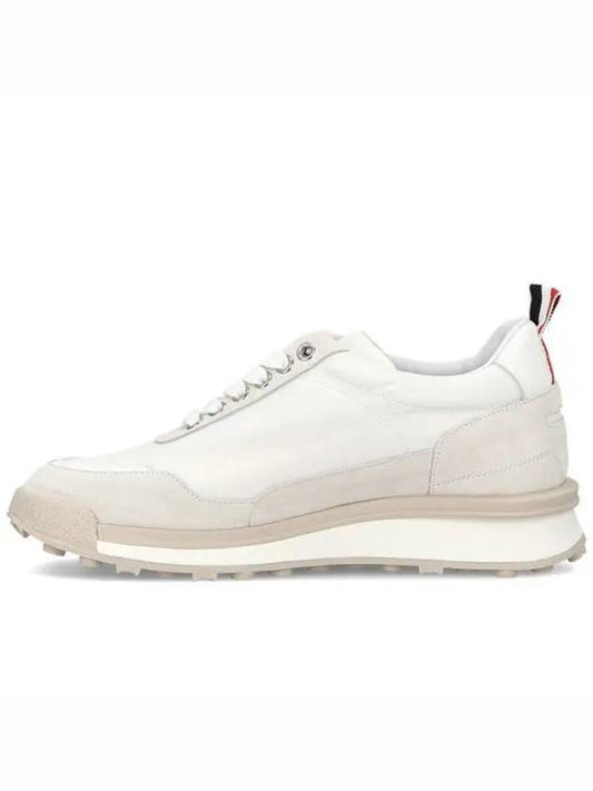 Eco Nylon Alumni Low Top Sneakers White - THOM BROWNE - BALAAN 2