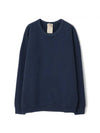 Garment Dyed Cotton Jersey Sweatshirt Navy - TEN C - BALAAN 1