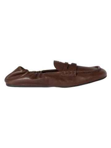 Nappa leather loafers Broui re wood - MIU MIU - BALAAN 1