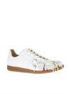 Men's Replica German Army Paint Low Top Sneakers White - MAISON MARGIELA - BALAAN 8