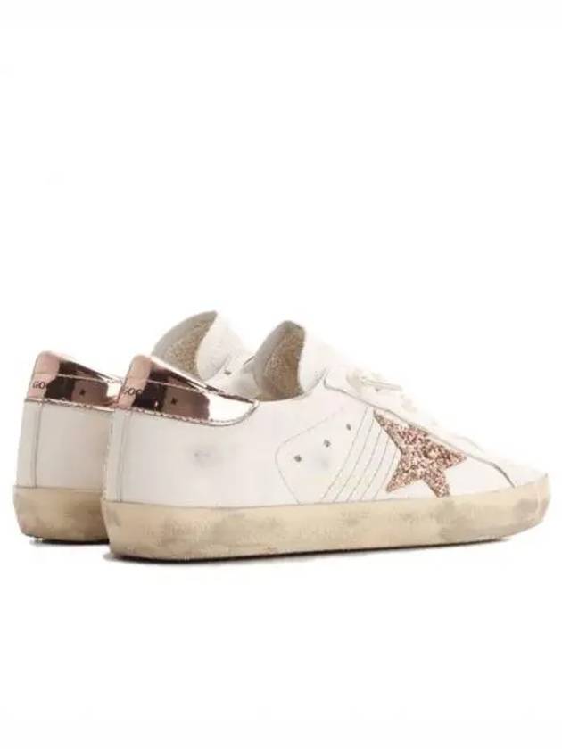 Women's Superstar Low Top Sneakers White Peach Pink Peach Pink - GOLDEN GOOSE - BALAAN 2