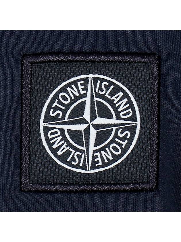 Logo Patch Short Sleeves T-Shirt Navy - STONE ISLAND - BALAAN 6