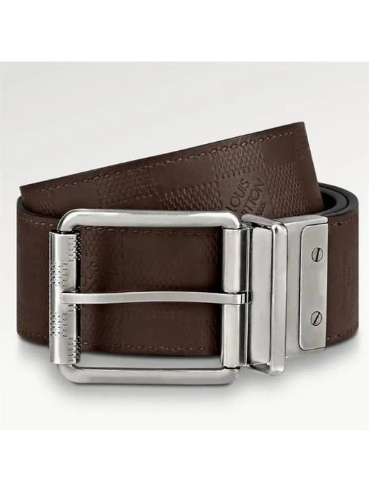 Damier Print Reversible 40mm Belt M9150U - LOUIS VUITTON - BALAAN 2