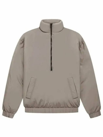 Essential High Neck Anorak Padded Jacket Desert Taupe Men's Jacket 202BT212061F 962 - FEAR OF GOD - BALAAN 1