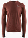 Fafne Crew Neck Long Sleeve T-Shirt Merlot - KLATTERMUSEN - BALAAN 2