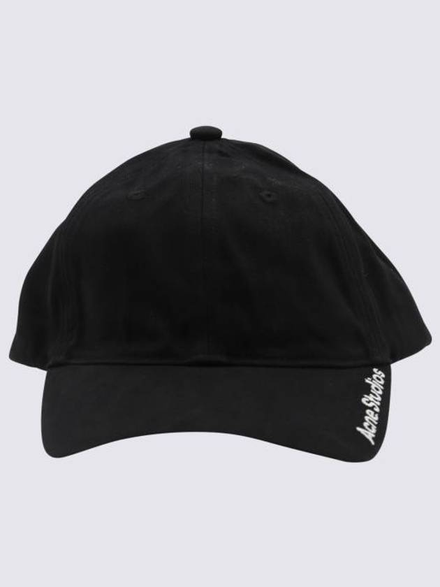 Embroidered Logo Ball Cap Black - ACNE STUDIOS - BALAAN 3