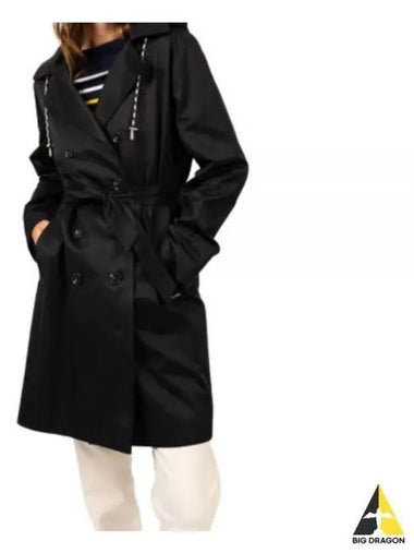 STE Honorine Navy 1544 CC Trench Coat - SAINT JAMES - BALAAN 1