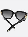 LADY 95 22 R3F Sunglasses Black Round LADYR3FXR 10A1 - DIOR - BALAAN 4