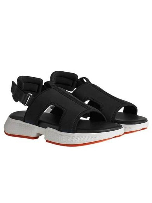 Gate Gate Men's Sandals Black H231752ZH02410 - HERMES - BALAAN 1