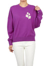 Marisans Logo Knit Top Purple - ISABEL MARANT - BALAAN 6