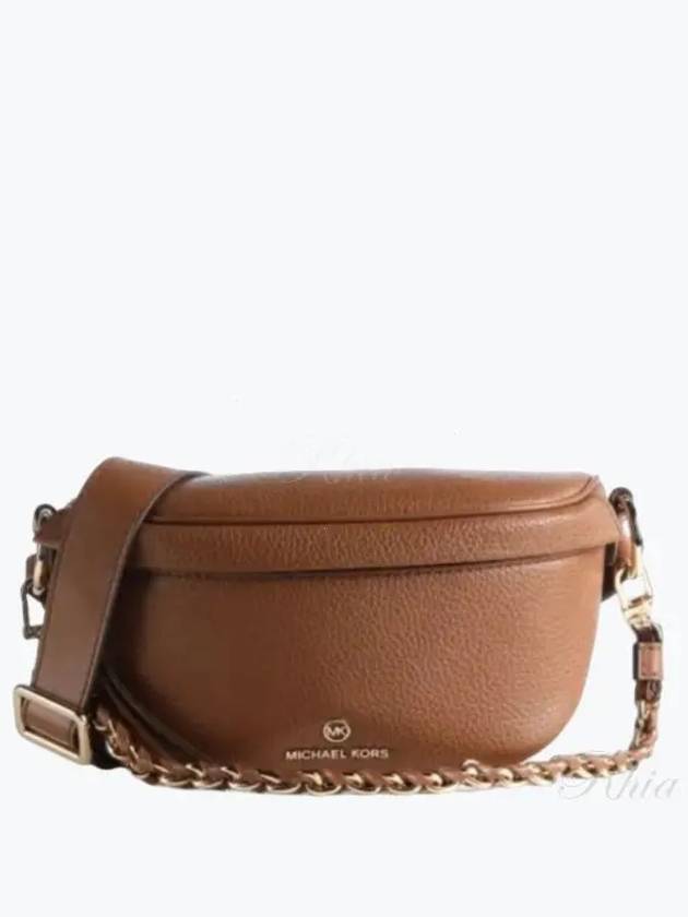 Slater Extra-Small Pebbled Leather Sling Pack Brown - MICHAEL KORS - BALAAN 2