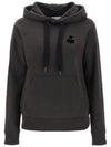 Malibu Logo Print Hooded Top Washed Black - ISABEL MARANT - BALAAN 3