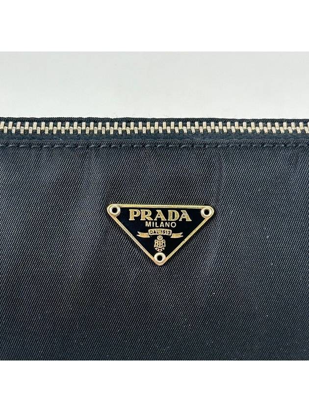 Vintage Black Pocono Leather Strap Shoulder Bag 4VPRB14957 - PRADA - BALAAN 7