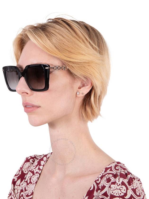 Eyewear Gradient Butterfly Sunglasses Black - SALVATORE FERRAGAMO - BALAAN 3