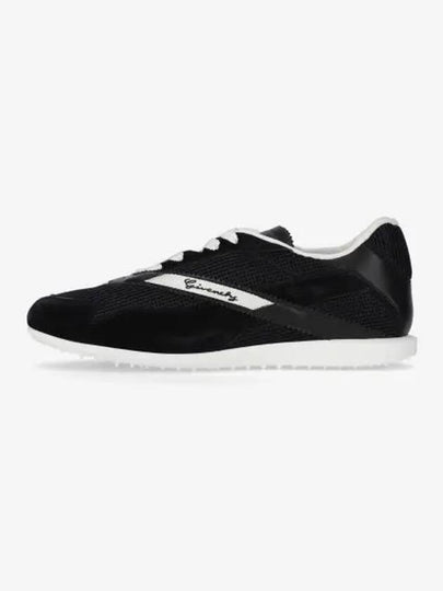 Signature Embroidered Low-Top Sneakers Black - GIVENCHY - BALAAN 2