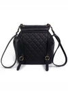 Backpack Calfskin Gold Metal Black - CHANEL - BALAAN 5