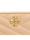 Kira Chevron Half Wallet Beige - TORY BURCH - BALAAN 8