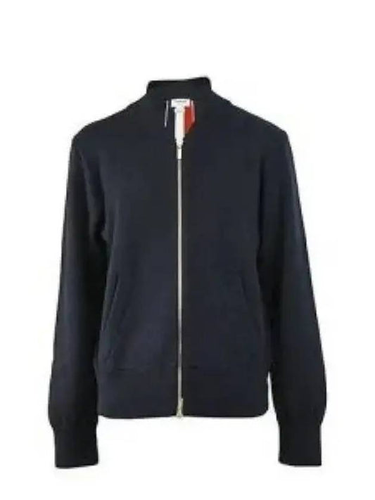 Center Back Stripe Milano Stitch Bomber Jacket Navy - THOM BROWNE - BALAAN 2