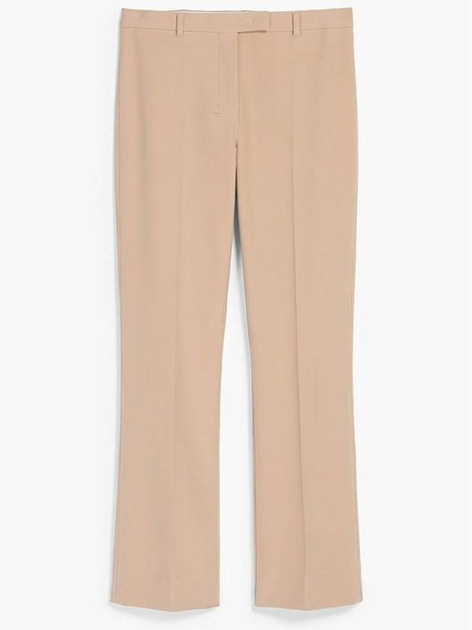 Patina Cotton Viscose Pants Beige 010 - MAX MARA - BALAAN 1