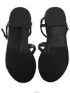 Black Gold Chain Quilted Strap Sandals Slippers G36934 - CHANEL - BALAAN 10