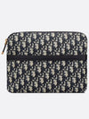 Oblique Jacquard Travel Kit Clutch Bag Blue - DIOR - BALAAN 5