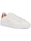 Pure Star Orange Tab Low Top Sneakers White - GOLDEN GOOSE - BALAAN 3