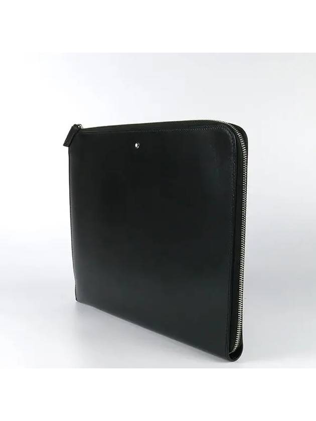 U0114519 Black Leather Meisterst ck Zipper Clutch - MONTBLANC - BALAAN 3