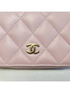 Classic zipper light pink card coin purse caviar AP0216 - CHANEL - BALAAN 2