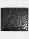 GG Interlocking Two Tone Half Wallet Black - GUCCI - BALAAN 8