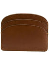 Demi Lune Card Wallet Brown - A.P.C. - BALAAN 4