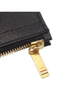 Black Pebble Grain Leather Document Folio Large Clutch - THOM BROWNE - BALAAN 9