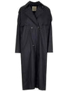 DEVA Belted Trench Coat Black 1C000 40 M2760 999 - MONCLER - BALAAN 2