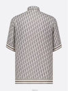 Oblique Short Sleeve Shirt Grey - DIOR - BALAAN 7