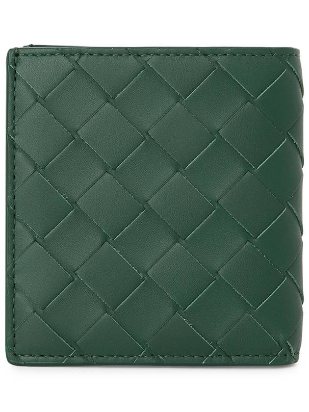 Intrecciato Slim Half Wallet Green - BOTTEGA VENETA - BALAAN 3