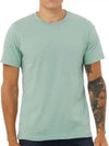 Cotton Crew Neck Short Sleeve T-Shirt Green - TOM FORD - BALAAN 3