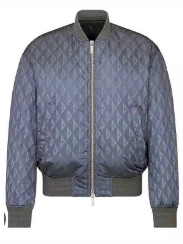 Men's CD Diamond Bomber Jacket Grey - DIOR - BALAAN 2