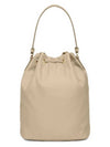 Duet Re-Nylon Bucket Bag Desert Beige - PRADA - BALAAN 4