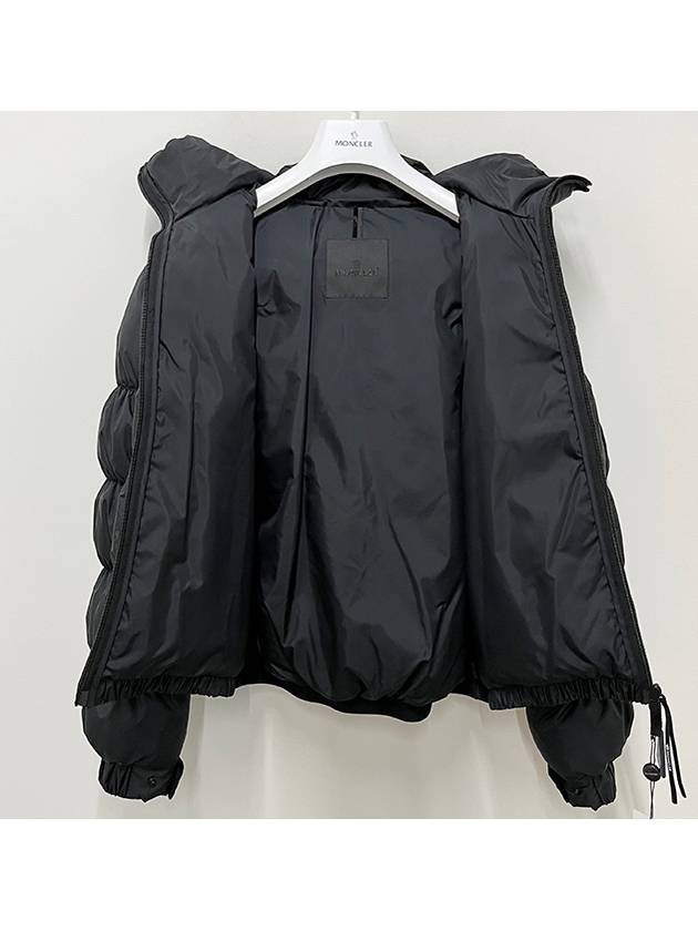 Women s MEDONTE Logo Patch Short Down Padded Jacket Black 1A00025 5973I 999 - MONCLER - BALAAN 9