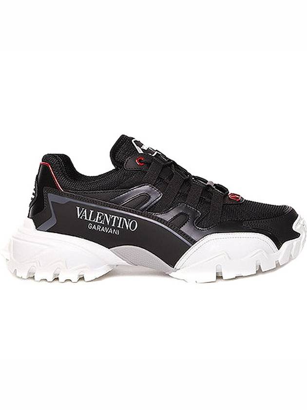 Climbers Low-Top Sneakers Black - VALENTINO - BALAAN 2