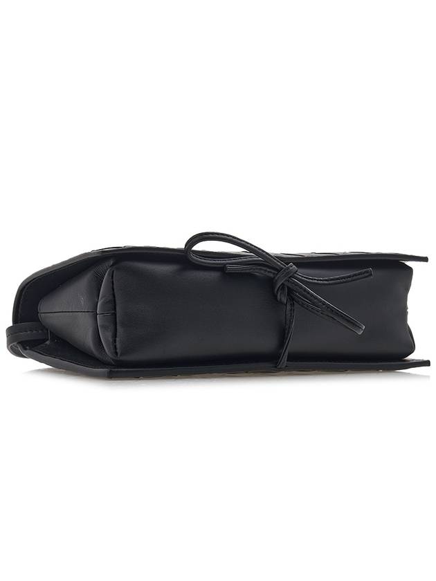 Intrecciato Mini Cross Bag Black - BOTTEGA VENETA - BALAAN 6