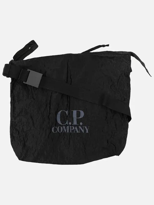 Logo Print Cross Bag Black - CP COMPANY - BALAAN 3