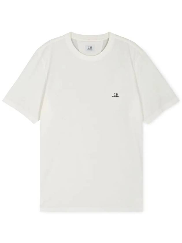 30/1 Jersey Logo Short Sleeve T-Shirt White - CP COMPANY - BALAAN 2