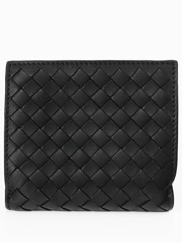 Intrecciato Half Wallet Black - BOTTEGA VENETA - BALAAN 3