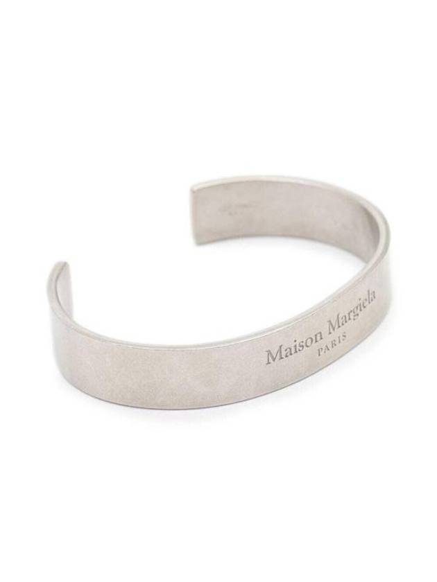 Logo Cuff Bracelet Silver - MAISON MARGIELA - BALAAN 7