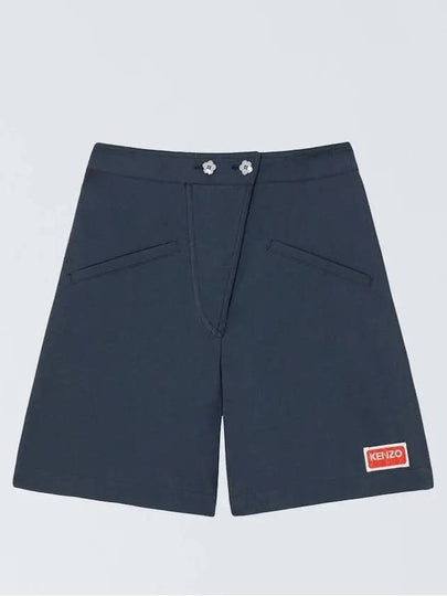 Early Bird High Waist Shorts Navy - KENZO - BALAAN 2