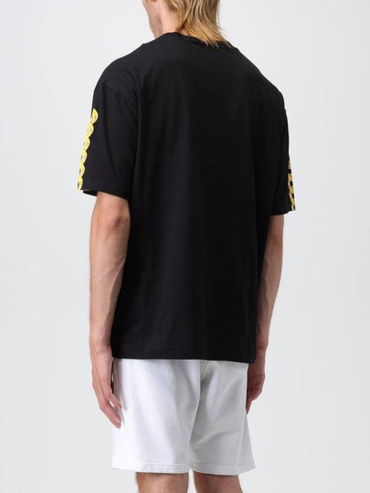 Versace Jeans Couture cotton t-shirt with Chain Logo print - VERSACE - BALAAN 2